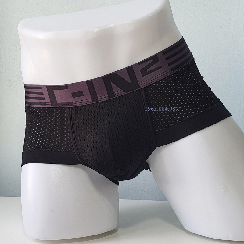 Quần Boxer CIN-2 thông hơi lưới cạp cao, bản rộng , cao cấp, đẹp cho anh em- Ảnh, video shop làm