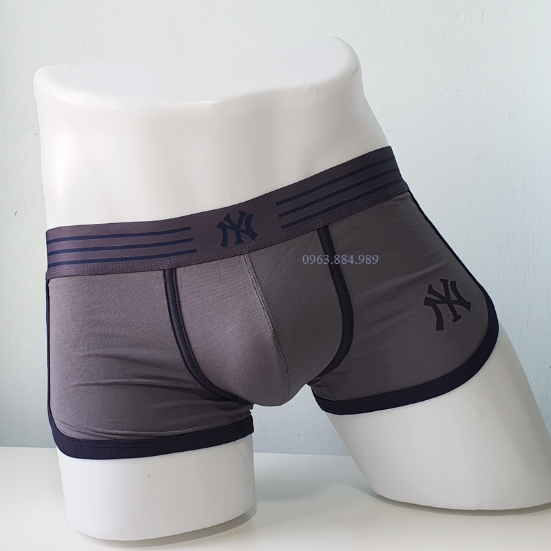 Quần boxer siêu đẹp NY.01 chất cotton cạp bản rộng bóng chất liệu cực đẹp cho anh em, thiết kế bám thân
