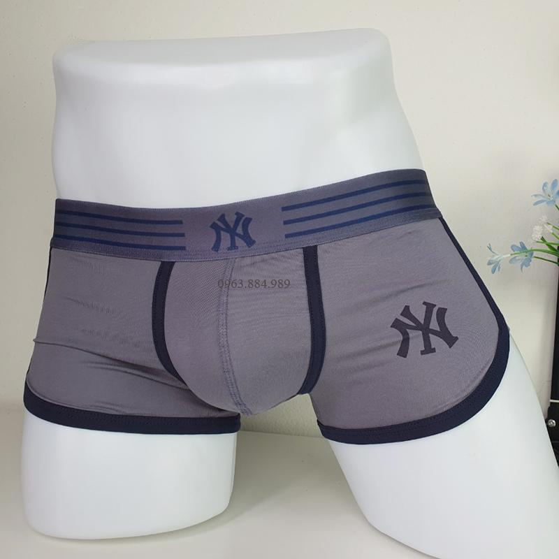 Quần boxer siêu đẹp NY.01 chất cotton cạp bản rộng bóng chất liệu cực đẹp cho anh em, thiết kế bám thân