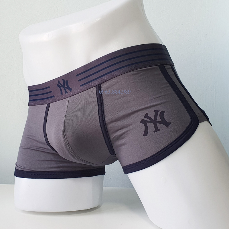 Quần boxer siêu đẹp NY.01 chất cotton cạp bản rộng bóng chất liệu cực đẹp cho anh em, thiết kế bám thân