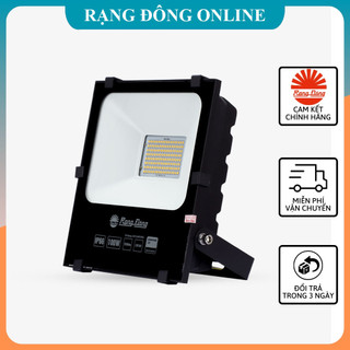 Đèn pha led 10w, 20w, 30w, 50w Rạng Đông chiếu sáng biển quảng cáo sân vườn kho bãi nhà xưởng công trình bảo hành 1 năm