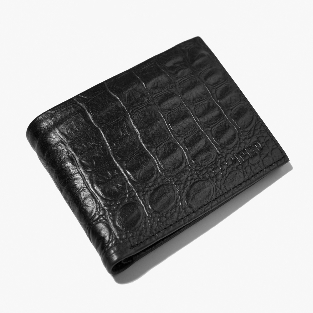 Ví nam AD05, bóp nam da bò dập vân cá sấu siêu đẹp thiết kế nhiều ngăn, bảo hành da 06 tháng - Adonis Leather