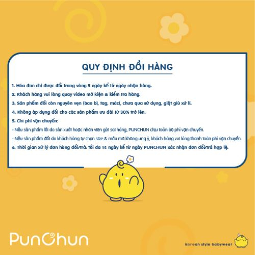 [PUNCHUN] Set bao tay bao chân mới cho bé