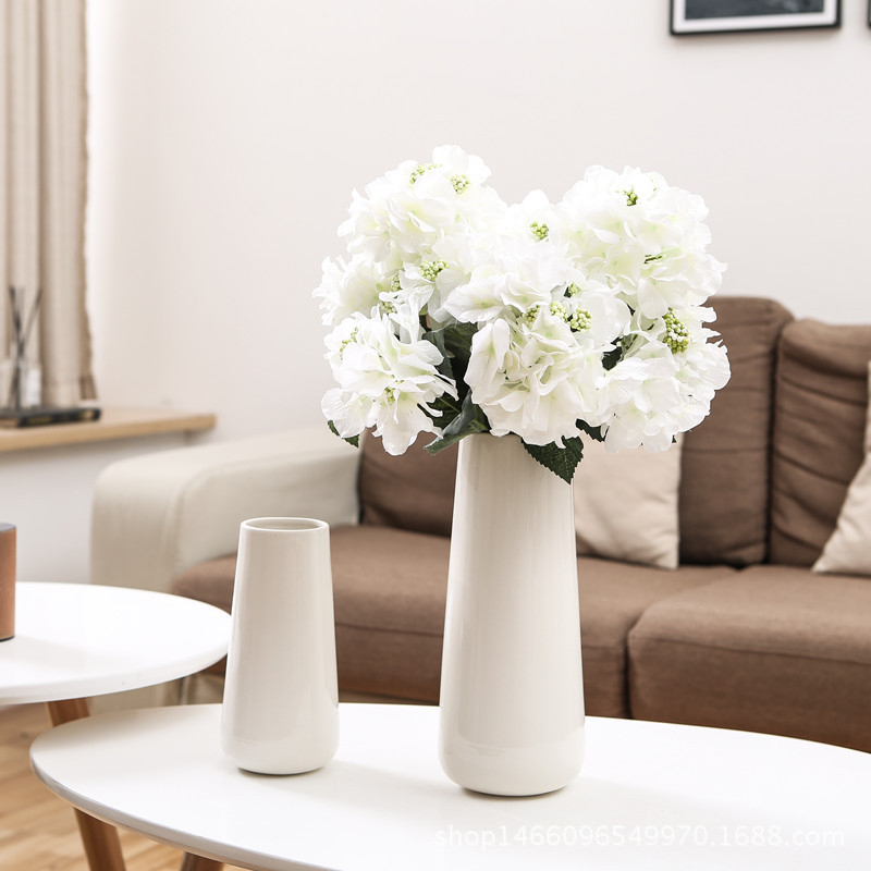 Lọ hoa, bình hoa cao cấp gốm sứ nhám - trang trí nội thất Bắc Âu Vintage
