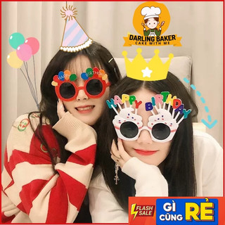 Kính mắt sinh nhật, mắt kính chữ happy birthday dành cho tiệc sinh nhật, chụp ảnh dễ thương cute hot trend