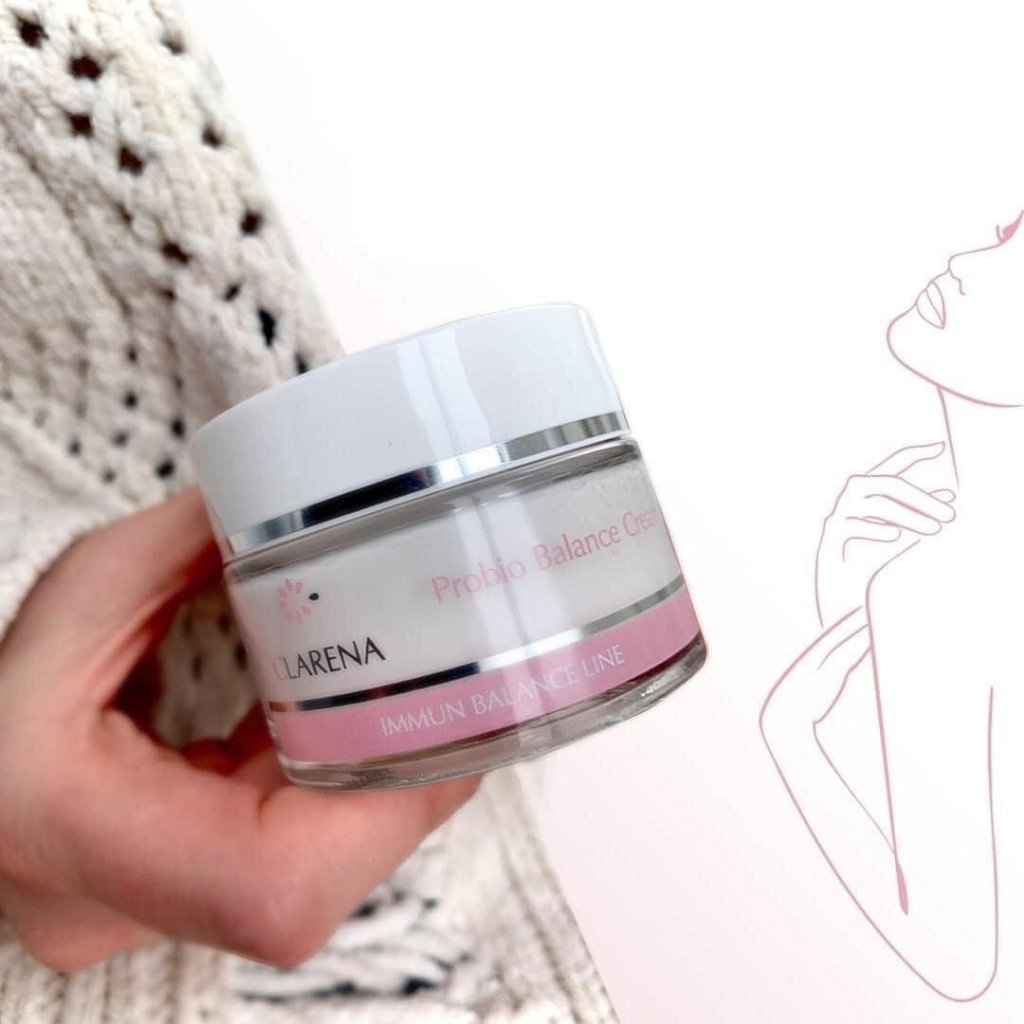CLARENA Probio Balance Cream Kem Dưỡng Bổ Sung Men Vi Sinh Cho Da Giãn Mạch, Nhạy Cảm 50ml