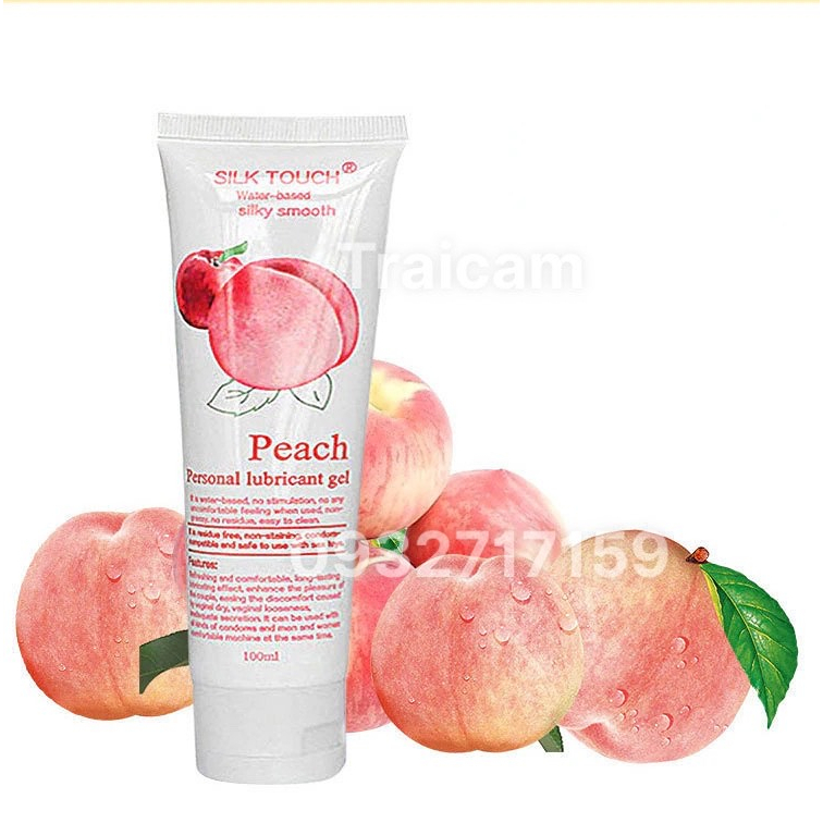 Gel Bôi Trơn Silk Touch Peach - Gốc Nước, Siêu Trơn, Hương thơm Đào 100ml