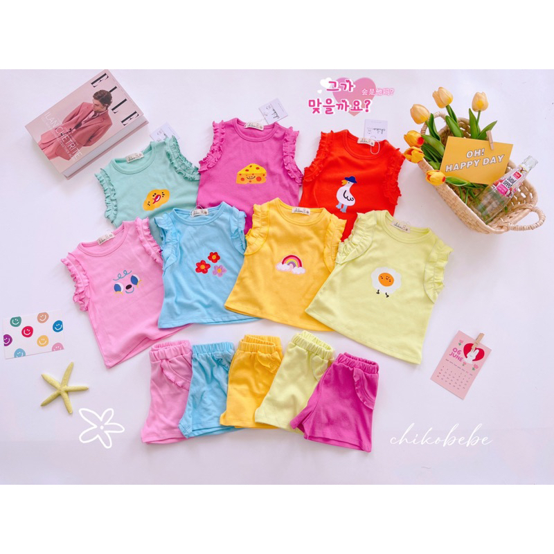 (7-18kg)Mẫu cộc bé gái