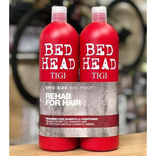 Dầu gội tigi - cặp dầu gội xả tigi bedhead 750ml| dầu gội tigi phục hồi tóc hư tổn, giảm gãy rụng