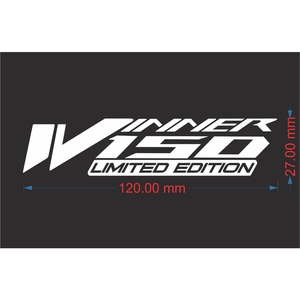 TEM WINNER 150 LIMITED EDITION chống thấm nước.