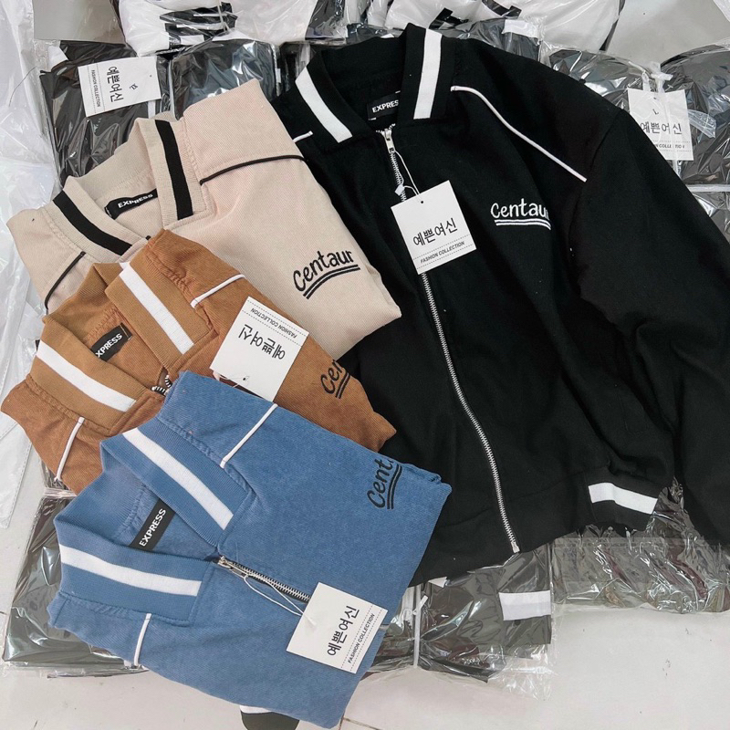 Áo khoác chống nắng bomber Unisex chất nhung tăm 2 lớp form rộng dành cho nữ nam M562-AN STORE