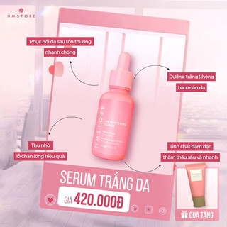 Serum trắng da phục hồi hm store mẫu bao bì mới