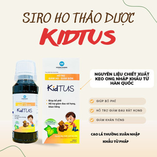 Siro ho kidtus chai 100ml