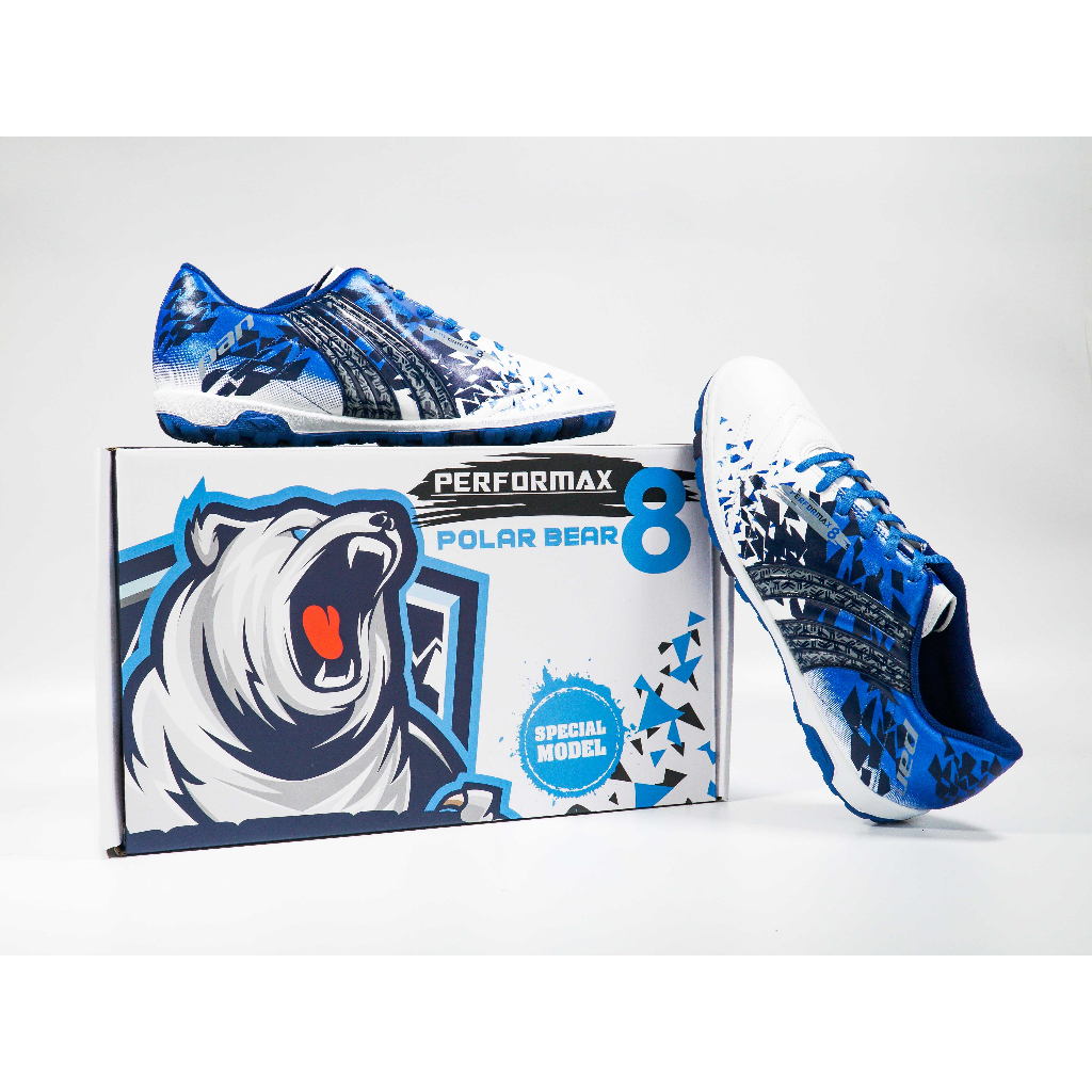 Giày đá banh PAN Performax 8 - White/Blue