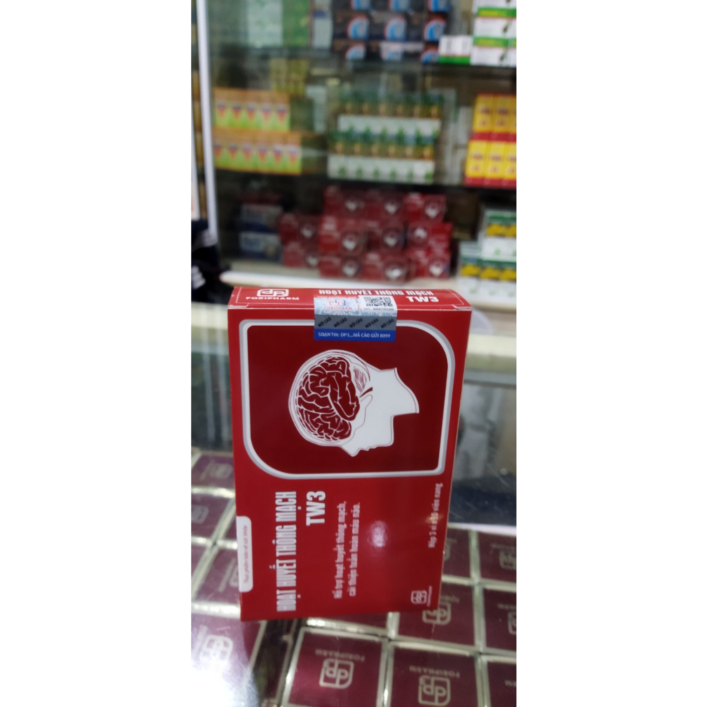 Viên uống Hoạt Huyết Thông Mạch TW3 - Giúp tăng cường lưu thông mạch máu não , cải thiện trí nhớ , giảm đau đầu, mất ngủ