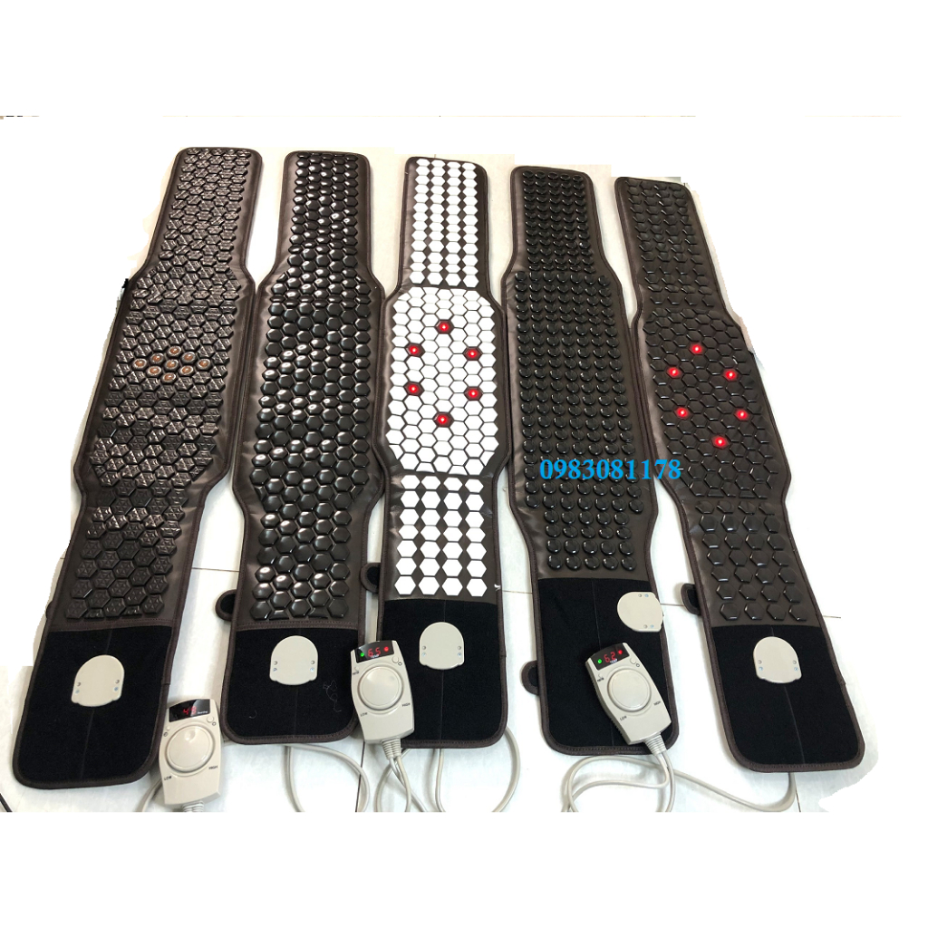 Đai đá nóng hàn quốc 135 x 25cm, đai đá nóng có tặng kèm đá massage mặt