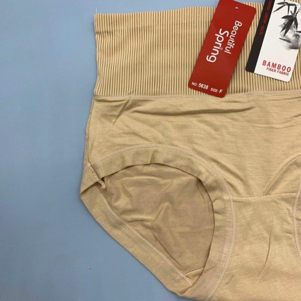 Quần lót cotton cạp cao kèm gen bụng 5683 .