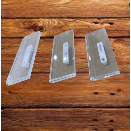 Thẻ tên nhân viên mica, Bảng tên nhân viên ghim cài, nam châm  combo 10 chiếc