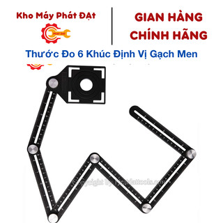 Thước đo 6 góc lấy dấu gạch ốp lát-dễ dàng định vị lỗ khoét gạch men,đá