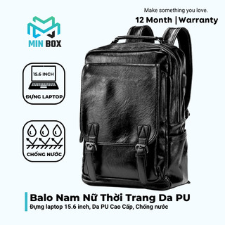 Balo da thời trang nam nữ, balo đi học chất liệu chống thấm nước cao cấp balo đựng laptop