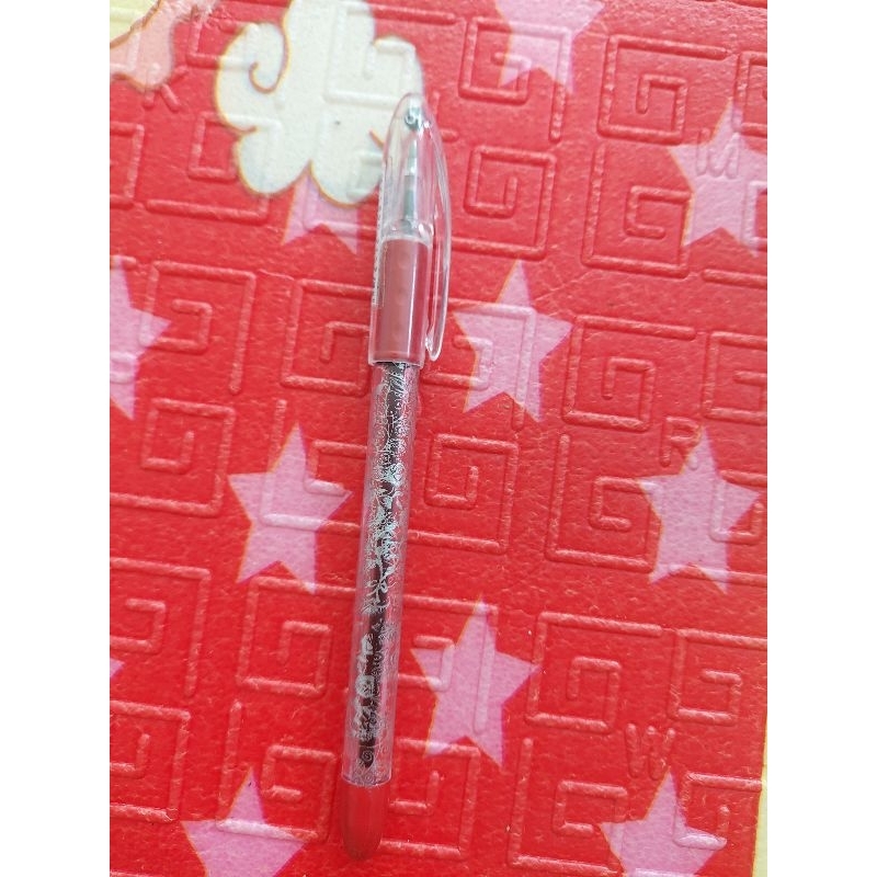 Sét 3 cây pentel RSVP 3 màu xanh dương ,đỏ ,đen hoa văn nhủ bạc