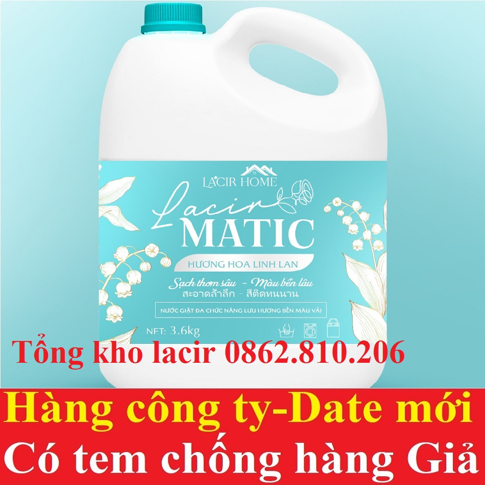 Combo Nước giặt đa năng dr Lacir Matic 2.2 kg và 3.6kg (chính hãng drlacir)