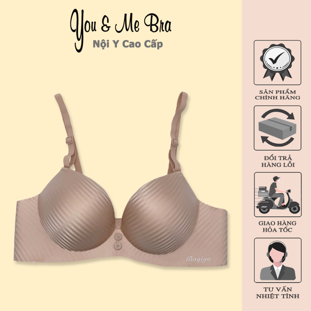 Áo Lót Không Gọng Nâng Ngực, Áo Ngực Siêu Ôm Chống Chảy Xệ You&Me Bra - K71