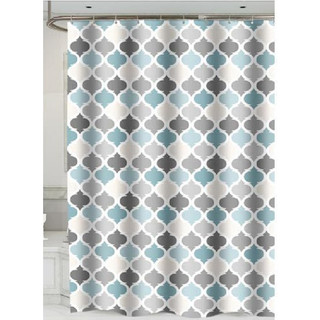 Rèm nhà tắm, phòng tắm không thấm nước vải polyester, họa tiết đèn lồng kích thước