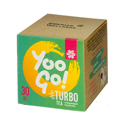 Trà Yoo go Turbo Tea Body T Siberian Health - Hỗ Trợ Giảm Cân, Giảm Mỡ Nội Tạng, Nhuận Tràng - Nga