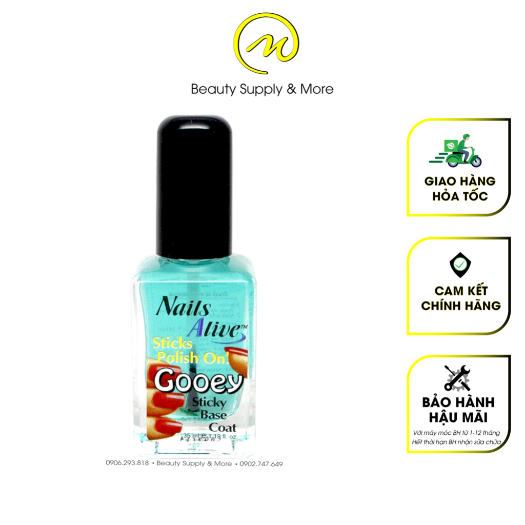 Sơn Dưỡng Thường và Sơn Lót (Base) Nail Alive chai 29ml hàng chuẩn Mỹ