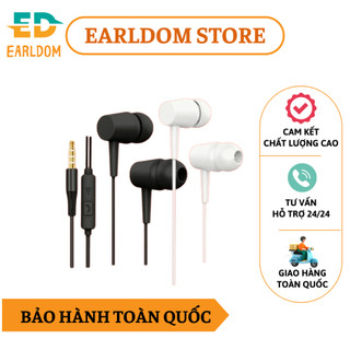 Tai nghe có dây earldom e45 jack 3.5 chống ồn dây dài 120cm năm - earldom store - bảo hành toàn quốc