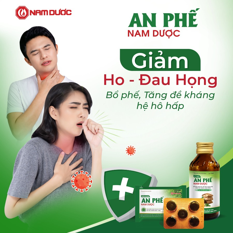 Viên ngậm An Phế Nam Dược (hộp 20 vỉ x 5 viên) kẹo ngậm giảm rát họng, khản tiếng, giảm ho, giảm đờm, bổ phế