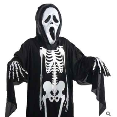 BỘ quần áo MA HÓA TRANG-trang phục Hóa Trang Halloween Xương Người và Mặt Nạ Đầu Lâu Cao Cấp kinh rợn Dành Cho nam nữ