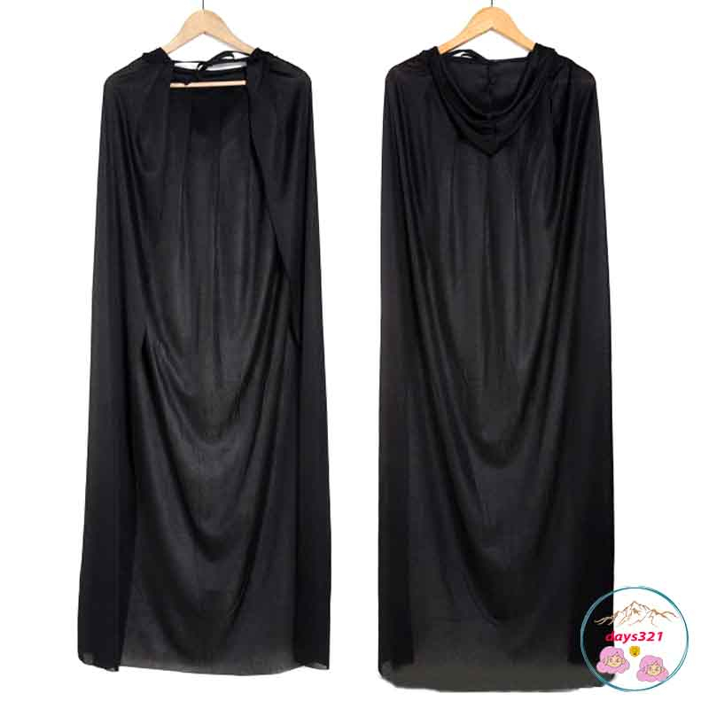 Áo Choàng Đen Hoá Trang Phù Thủy Ma Cà Rồng Dịp Halloween