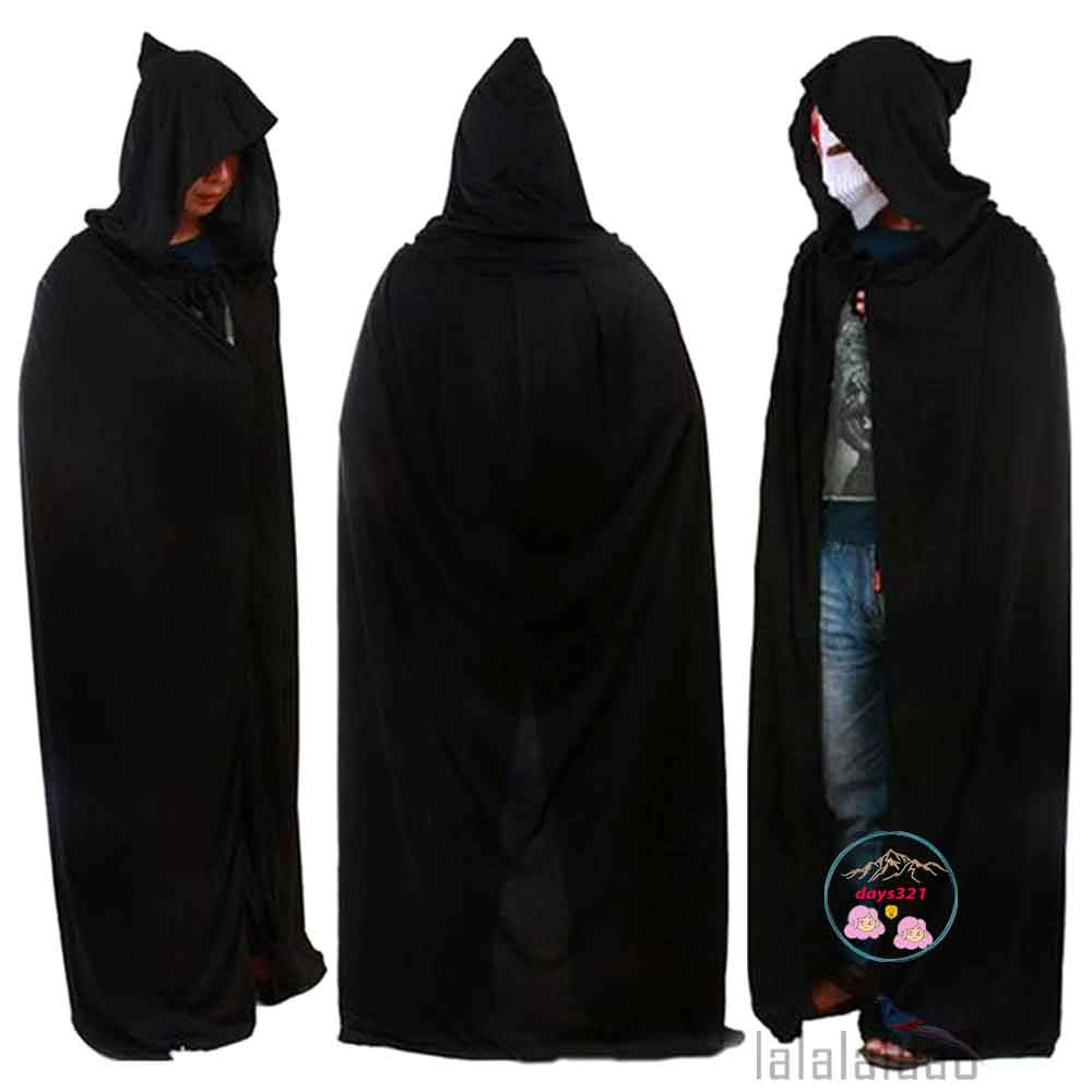 Áo Choàng Đen Hoá Trang Phù Thủy Ma Cà Rồng Dịp Halloween