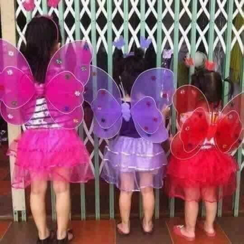 Bộ cánh bướm có đèn cho bé phát sáng lung linh hoá trang đêm halloween,lễ hội
