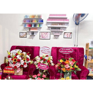 Kệ nail để sơn móng tay, mỹ phẩm - Hình Trái Tim, mẫu mới - đẹp hiện đại