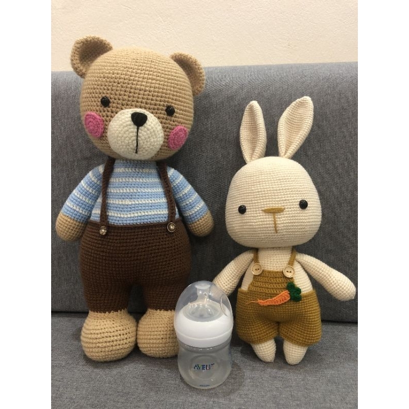 Gấu bông Handmade quà tặng - cao 40-45cm