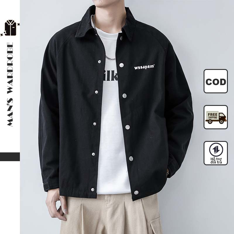 Áo khoác nam áo gió nam hàn quốc áo khoác gió unisex áo bomber nam thời trang form rộng Jacket ulzzang