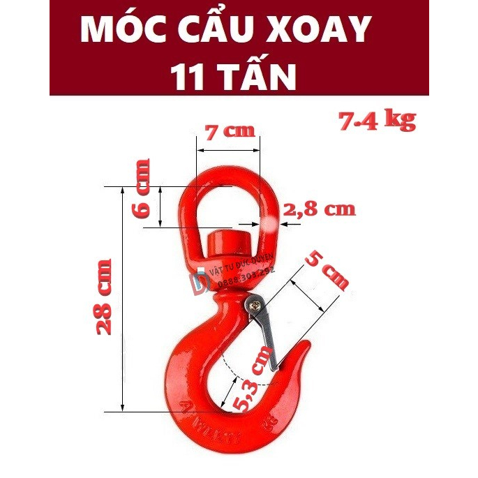 Móc Cẩu Xoay [ 11 tấn ]