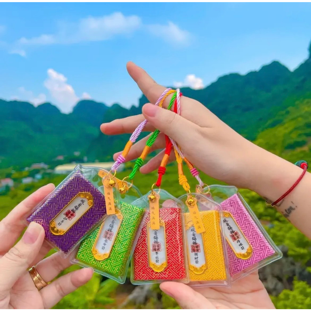 Linh Phù Tây Tạng,Túi phước Tài lộc, May Mắn, Tình yêu, Bình an, Thi cử - Bùa Hộ Mệnh - Túi Hộ Thân