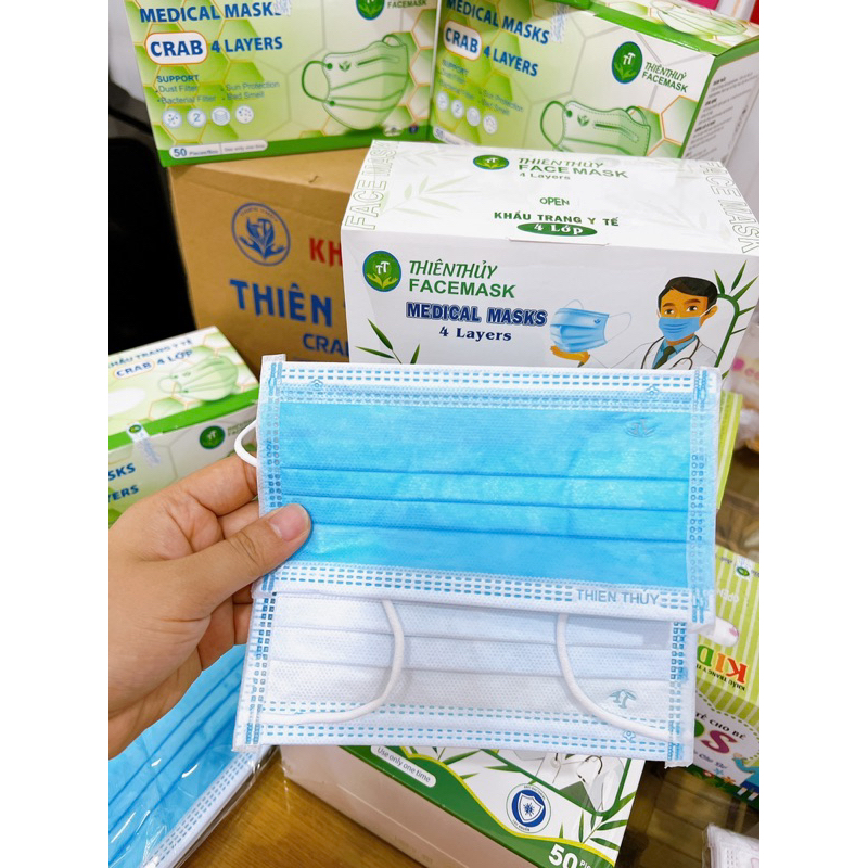 Khẩu Trang Thiên Thuỷ 4 Lớp