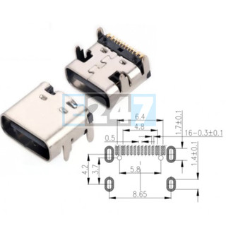 SET 5 CỔNG USB 3.1 TYPE-C DÁN 16p (5 cổng)