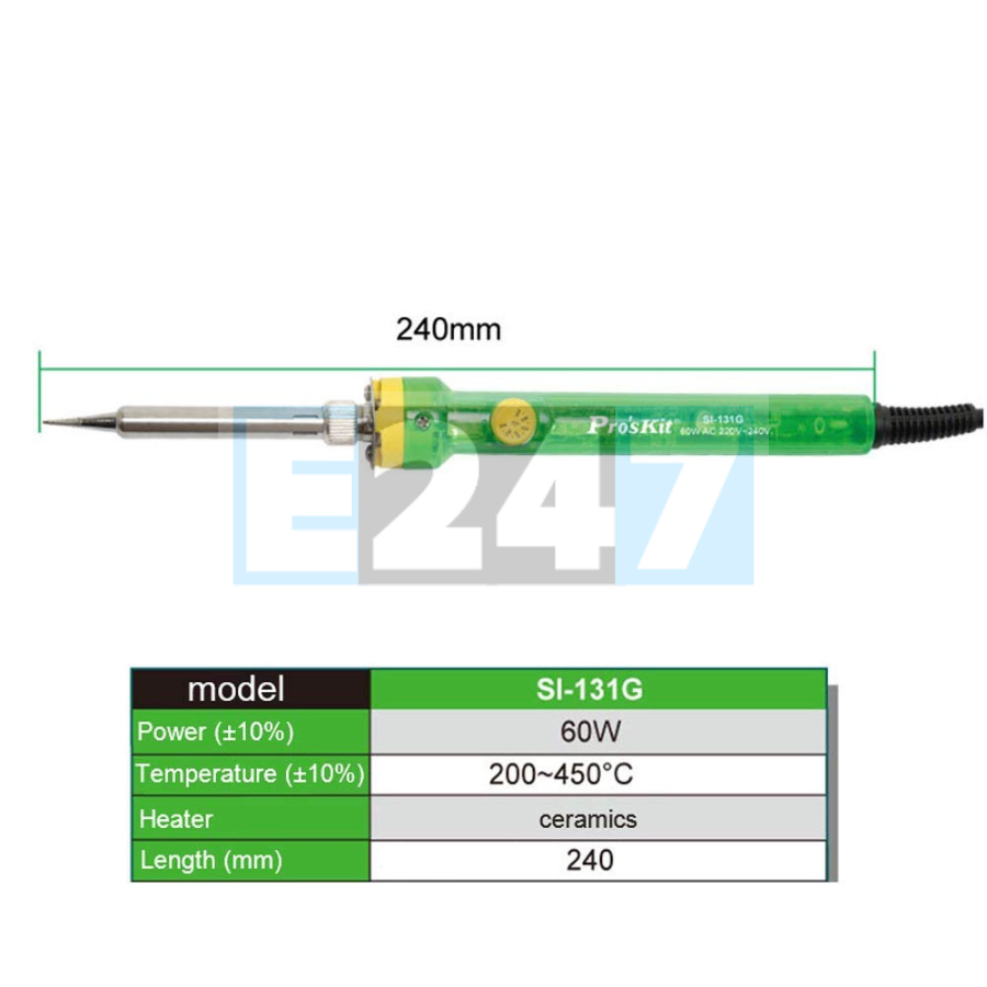 MỎ HÀN SI-131G 60W PRO'SKIT