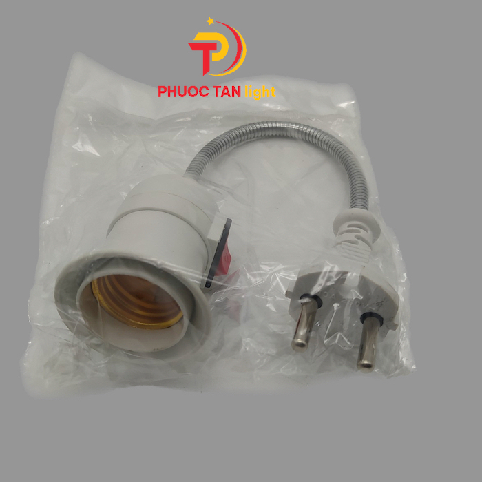 Chui Gim Đèn Ngủ Có Đuôi Gắn Bóng và Công Tắc