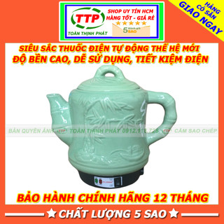 Siêu nấu thuốc ấm sắc thuốc bằng điện gốm bát trang cao cấp
