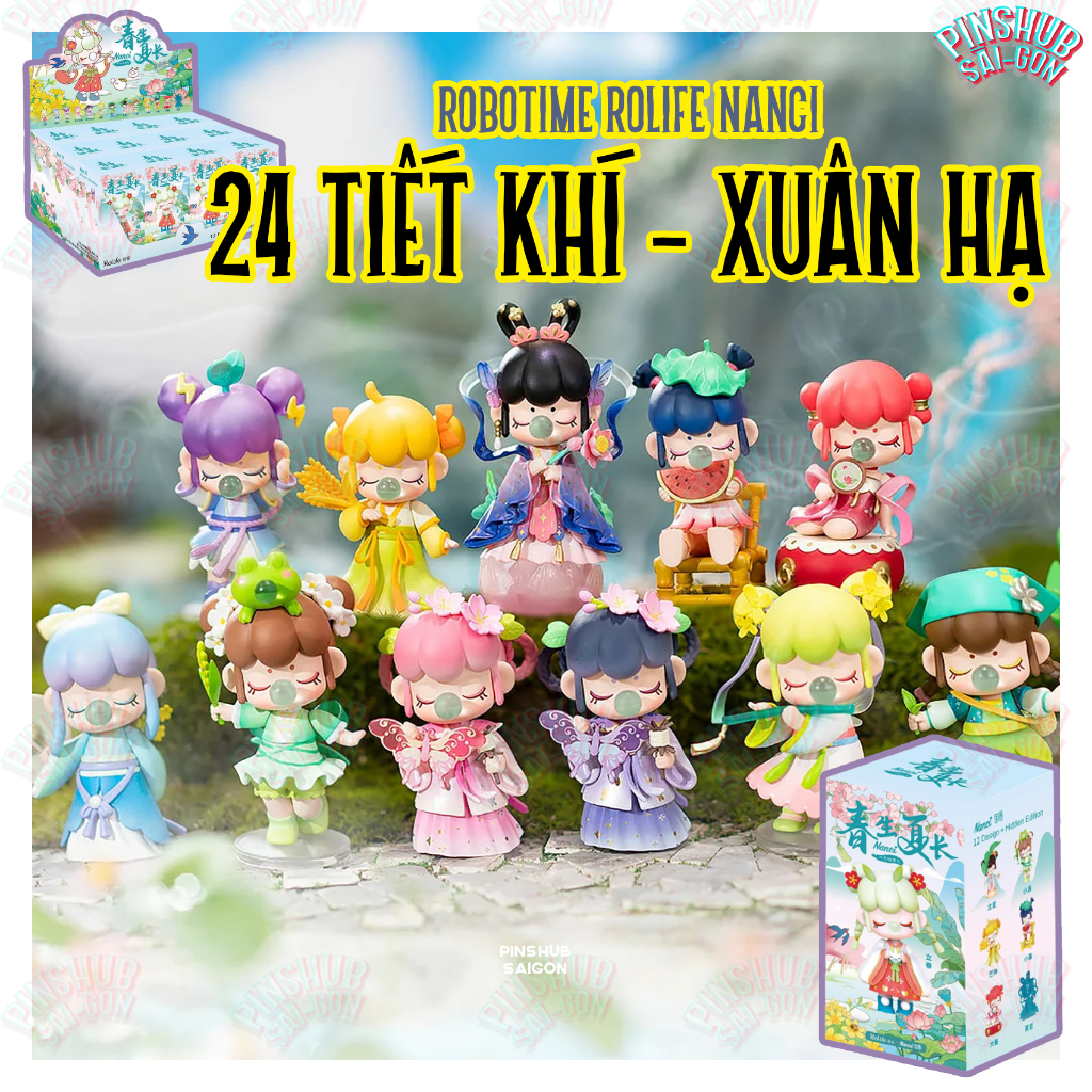 [CHÍNH HÃNG] BLINDBOX NANCI 24 TIẾT KHÍ XUÂN HẠ CHÍNH HÃNG ROBOTIME ROLIFE PINSHUB