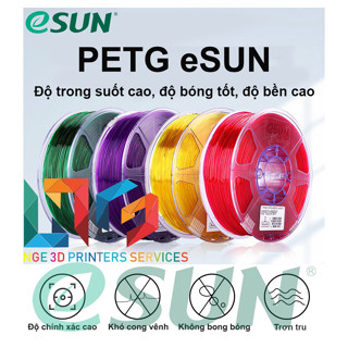 Nhựa in 3D ESUN PETG Cao cấp lõi giấy 1Kg/Cuộn
