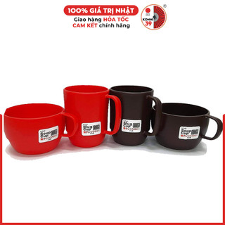 Cốc nhựa cao cấp Nhật Bản INOMATA Mug Cup 350ml chịu nhiệt độ cao và dùng được trong lò vi sóng