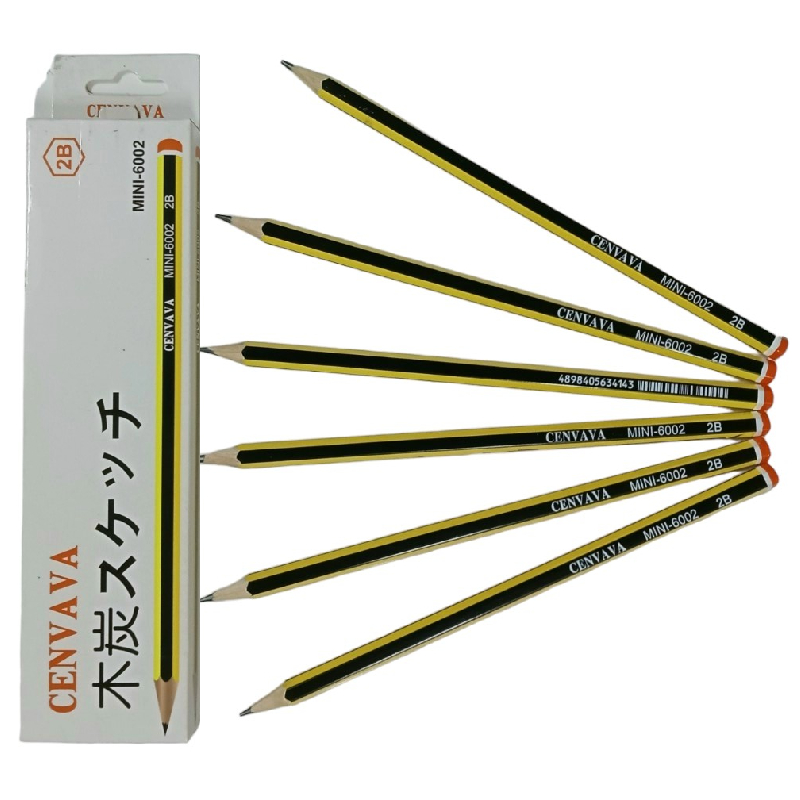 Bút chì gỗ Cenvava 2B 6002  / 6003  6004